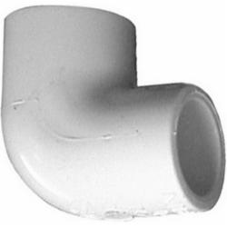 Charlotte 90 Deg SCH 40 PVC Elbow, 12 inch x 12 inch, Socket x Socket