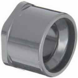 SCH 40 ASTM D-2466 PVC Bushing, 6 inch x 3 inch, Spigot x Socket