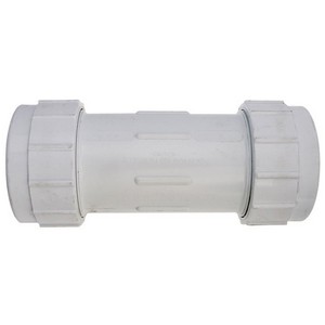 PVC Coupling, 3/4 inch IPS, Compression