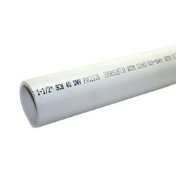 PVC Conduit Scheduled 40 Conduit Pipe, 4 inch