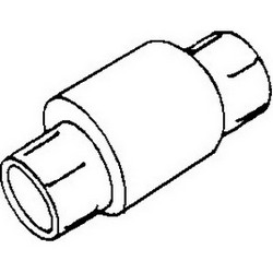 B & K Swing SCH40 PVC Check Valve, 1-1/4 inch, Slip x Slip