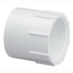 SCH 40 PVC Adapter, 2 inch x 2 inch, Socket x FIP