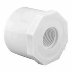 Charlotte SCH 40 ASTM D-2466 PVC Flush Reducer Bushing, 3 inch x 2 inch, Spigot x FIP
