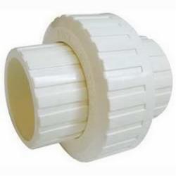 SCH 40 PVC Union With Buna-N O-Ring Seal, 2 inch x 2 inch, Socket x Socket