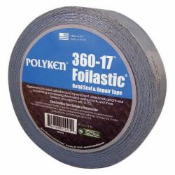 Polyken 36017Q Premium Dead-Soft 2 mil Aluminum Printed Foil Tape, 31m x 48mm x 17 mil; 24 Rolls/Case