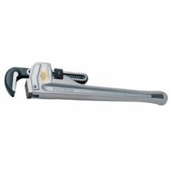 Ridgid® 818 Straight Aluminum Pipe Wrench, 2-1/2 inch x 18 inch, Gray