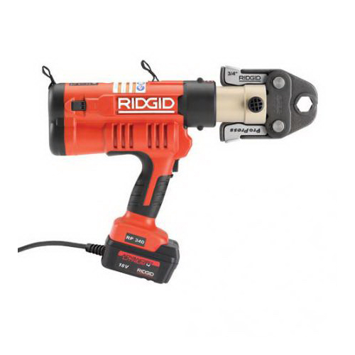 Ridgid® RP 340 Battery Press Tool Kit With 1/2 inch - 2 inch ProPress Jaws