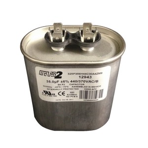 Mars® 129 Single Section Oval Motor Run Capacitor, 35 MFD, 440VAC