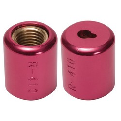 Novent® NPR41050PK Tamper Resistant Locking Cap For Service Valves R410, 1/4 inch Threaded, Pink; 50 Cap/Blister Pack