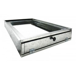Rheem 54-2025-G3 Upflow Filter Base With Hinged Door, 28-1/2 inch H x 21-3/8 inch W x 3-3/4 inch T