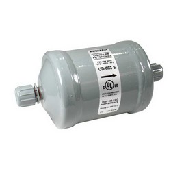 Protech™ Uni-Directional Flow Solid Core Liquid Line Filter Drier, 3/8 inch x 4-1/2 inch L, Sweat ODF Epoxy Powder Paint