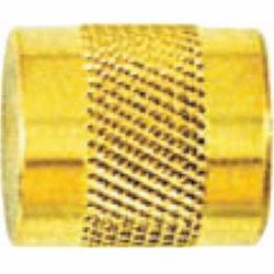 Rheem SAE Brass Flare Round Cap, 1/4 inch, Flare