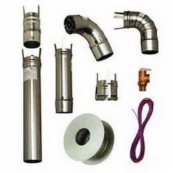 Rheem RTG-20007 Stainless Steel Vent Kit Fits For RTG-74PV, RUTG-74PV, PTG-74PV, RMTG-74PV And GT-199PV Models