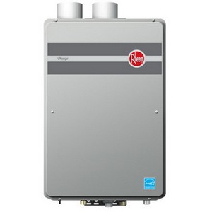 Rheem® RTGH-95DVLN Indoor Condensing Tankless Gas Water Heater, 11000 - 199900 BTUH, 9.5 to 3.8 gpm