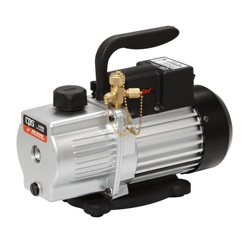 Protech 2-Stage Dual Voltage Vacuum Pump, 1/2 HP, 6 cfm, 2880/3440 rpm