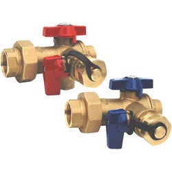 RWV 9600R Tankless Bypass Valve Set, FNPT Union x Sweat