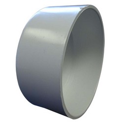 SDR35 PVC Cap, 4 inch, Solvent Weld