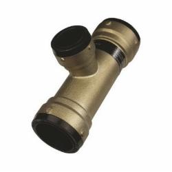 SharkBite® SB03414128 DZR Brass Lead Free Tee, 1-1/2 inch x 1-1/2 inch x 1 inch, Slip x Slip x Slip