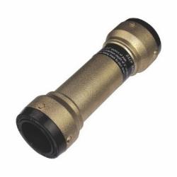SharkBite® SB0635 DZR Brass Coupling, 1-1/4 inch x 1-1/4 inch, Slip x Slip