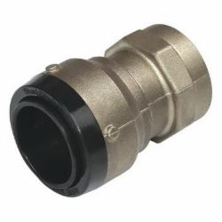 SharkBite® SB113532F DZR Brass Connector, 1-1/4 inch x 1-1/4 inch, SharkBite® x FNPT