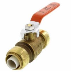 Cash-Acme Full Port Brass Ball Valve, 3/4 inch, Push x Push