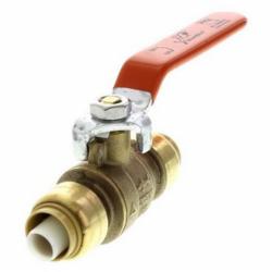Cash-Acme Full Port Brass Ball Valve, 1/2 inch, Push x Push