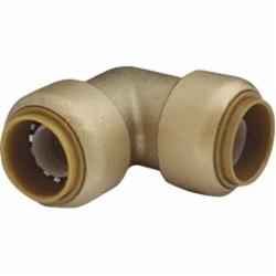 SharkBite Brass Elbow, 3/4 inch x 3/4 inch, Push-Fit x Push-Fit