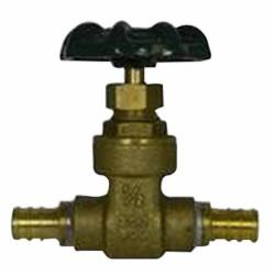 A.Y.McDonald 72034SP Bronze Full Port Lead Free Gate Valve, 3/4 inch x 3/4 inch, Pex Barb x Pex Barb