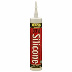 Boss® 376 HVAC/R High Temperature Silicone Sealant, 10.1 oz Cartridge, Red