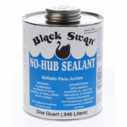 Black Swan No-Hub Sealant, 1 qt, Amber