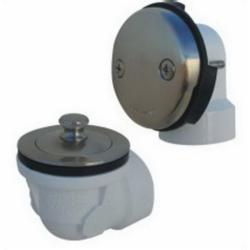 Braxton Harris Bath Waste Half Kit With Lift & Turn Drain, 2-Hole Overflow Plate, Top Elbow With Washer, 1-1/2 inch, Oil Rubber Bronze