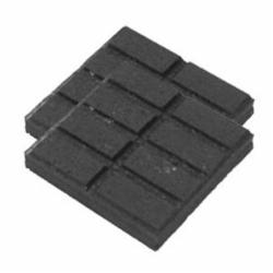 Cork/Rubber Anti-Vibration Pad, 4 inch L x 4 inch W x 7/8 inch, 1 inch H; 1/Pack