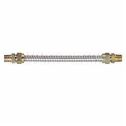 Dormont® Series 30 Stainless Steel Gas Connector, 1/2 inch x 1/2 inch x 36 inch, MIP x MIP