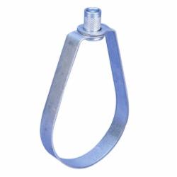 Erico® 100 Steel Heavy Duty Adjustable Swivel Loop Hanger, 1-1/4 inch, Electro-Zinc Plated