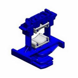 Holdrite® 287-P Isolated Nylon Strut Clamp With Pads, 1 - 2 inch CTS, Blue