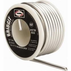 Harris® Bridgit® Lead Free Plum-Safe Solder Wire, SbSn, 1 lb Spool