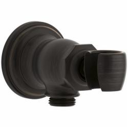 Kohler® Artifacts™ K-72797 Wall-Mount Premium Metal Handshower Holder and Supply Elbow, G1/2-14 Hose Connection x 1/2-14 NPT, Oil Rubbed Bronze