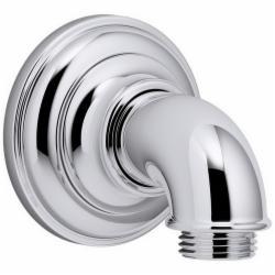 Kohler&reg; Artifacts&trade; K-72796 Wall-Mount Metal Supply Elbow, G1/2-14 Hose Connection x 1/2 inch NPT, Polished Chrome