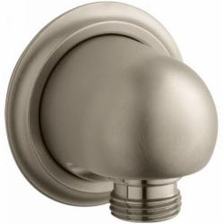 Kohler&reg; Forté&reg; K-355 Wall-Mount Brass Supply Elbow, G1/2-14 Hose Connection x 1/2 inch NPT, Vibrant Brushed Bronze