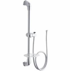 Kohler® MasterShower® K-8516 Metal Slidebar Kit, 25 inch, Polished Chrome