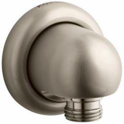 Kohler&reg; MasterShower&reg; K-9513 Wall-Mount Solid Brass Supply Elbow, G1/2-14 Hose Connection x 1/2 inch NPT, Vibrant Brushed Bronze