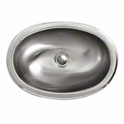 Bolero® K-2611 Stainless Steel Bathroom Sink without overflow, 16-3/4 inch x 11-3/4 inch, Luster