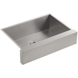 Kohler Vault™ K-3936 Single-Bowl 18 Guage Stainless Steel Undermount Kitchen Sink, 29-1/2 inch x 21-1/4 inch, Brushed