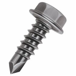 Bit-Tip® BT143 Heat Treated Steel Hex Washer Screw, #2 x 3/4 inch