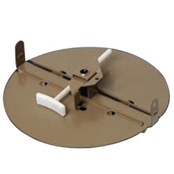 Metal-Fab Butterfly Damper, 10 inch, White