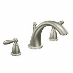 Moen® Brantford™ T933 2-Handle Roman Tub Faucet Trim, Brushed Nickel