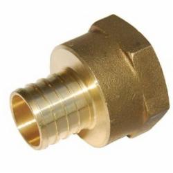 Nabco® Brass Lead-Free Adapter, 1 inch x 1 inch, PEX Barb x FPT
