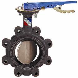 Nibco® LD-2000 200# Lever Operated Ductile Iron Butterfly Valve, 2 inch, Lug