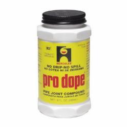 Pro Dope® Lead-Free Thread Sealant, 8 oz Screw Cap Can With Brush, Gray; 24/Case