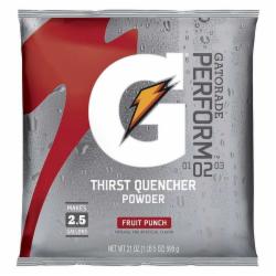 Gatorade&reg; G Series Dry-Mix Thirst Quencher Instant Powder Mix, 2-1/2 gal pack, Fierce Grape Fruit Punch